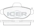ICER Sada brzdovch destiek - kotouov brzda ‐ IC 180923