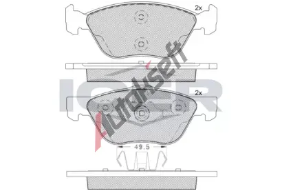 ICER Sada brzdovch destiek IC 181125-203, 181125-203