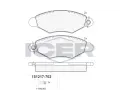 ICER Sada brzdovch destiek - kotouov brzda ‐ IC 181217-702