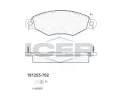 ICER Sada brzdovch destiek - kotouov brzda ‐ IC 181255-702