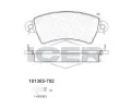 ICER Sada brzdovch destiek - kotouov brzda ‐ IC 181365-702