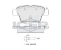 ICER Sada brzdovch destiek - kotouov brzda ‐ IC 181729-701