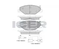 Sada brzdovch destiek ICER ‐ IC 182110