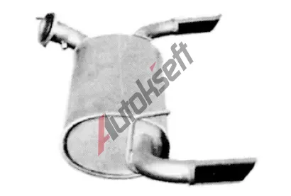 IMASAF Zadní tlumič výfuku IMS 44.36.07, 44.36.07 IMASAF Zadní tlumič výfuku IMS 44.36.07, 44.36.07