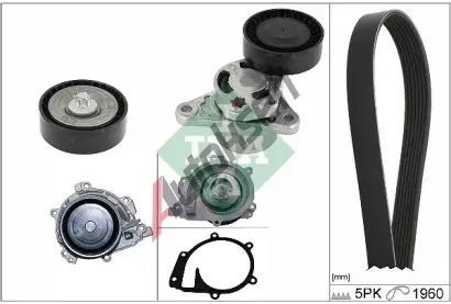 INA Vodn� pumpa kl�nov�ho dr�kov�ho �emenu IN 529048730, 529 0487 30