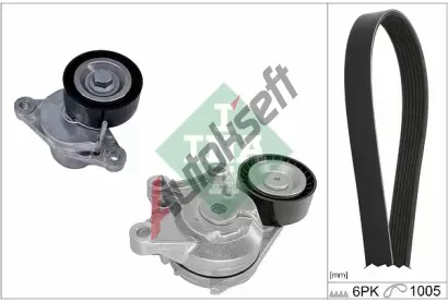 INA Sada drkovch klnovch emen IN 529058110, 529 0581 10