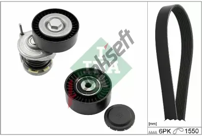 INA Sada drážkových klínových řemenů IN 529058610, 529 0586 10 INA Sada drážkových klínových řemenů IN 529058610, 529 0586 10