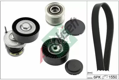 INA Sada drážkových klínových řemenů IN 529058620, 529 0586 20 INA Sada drážkových klínových řemenů IN 529058620, 529 0586 20