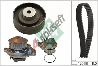 INA Vodn pumpa - sada ozubenho emene IN 530015130, IN 530 0151 30