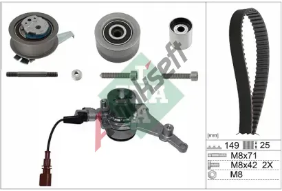 INA Vodn pumpa - sada ozubenho emene IN 530083530, 530 0835 30