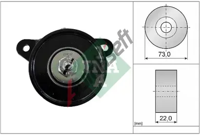 INA Nap�nac� kladka - �ebrovan� kl�nov� �emen IN 531054010, 531 0540 10