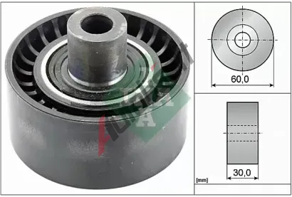 INA Vratn/vodc kladka - klnov ebrov emen IN 532053810, 532 0538 10