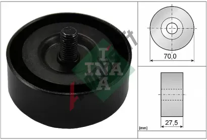 INA Vratn/vodc kladka - klnov ebrov emen IN 532060610, 532 0606 10