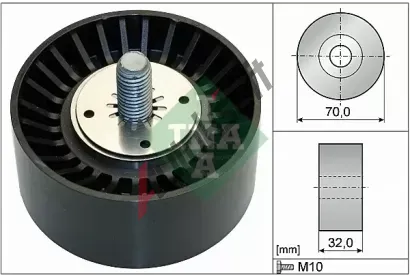 INA Vratn / vodic kladka drkovho klnovho emenu IN 532073510, 532 0735 10