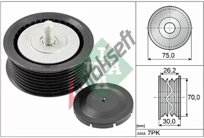 INA Vratn� / vodic� kladka dr�kov�ho kl�nov�ho �emenu IN 532080010, IN 532 0800 10