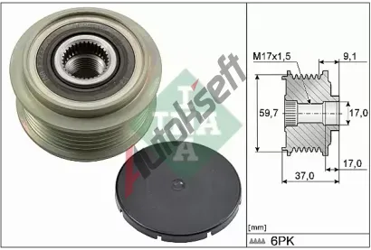 INA P�edstihov� spojka IN 535003510, 535 0035 10