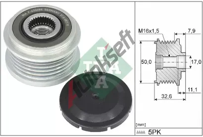 INA Alterntorov volnobka IN 535035910, 535 0359 10