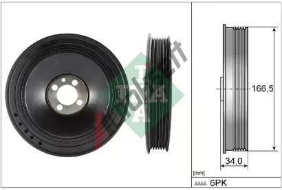 INA �emenice klikov�ho h��dele IN 544015710, 544 0157 10