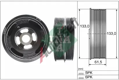 INA �emenice klikov�ho h��dele IN 544016710, 544 0167 10