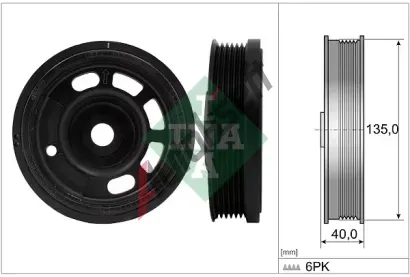 INA emenice klikovho hdele IN 544017210, 544 0172 10
