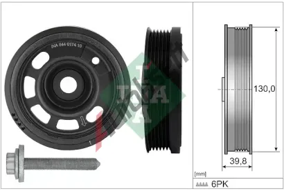 INA Sada �emenice klikov� h��dele IN 544017420, 544 0174 20