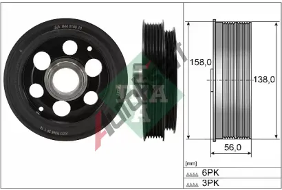 INA emenice klikovho hdele IN 544018010, 544 0180 10