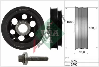 INA Sada emenice klikov hdele IN 544018020, 544 0180 20