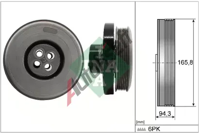 INA Řemenice klikového hřídele IN 544060210, 544 0602 10 INA Řemenice klikového hřídele IN 544060210, 544 0602 10
