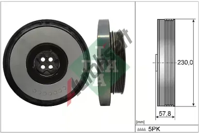 INA �emenice klikov�ho h��dele IN 544060510, 544 0605 10