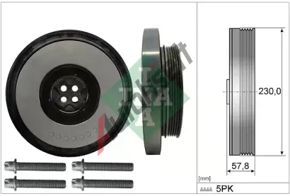 INA Sada �emenice klikov� h��dele IN 544060520, 544 0605 20