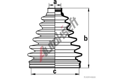 HERTH+BUSS JAKOPARTS Sada man�ety hnac�ho h��dele JAK J2862009, J2862009