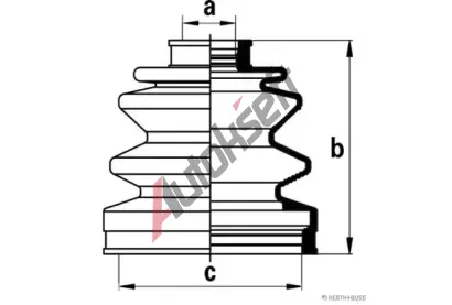 HERTH+BUSS JAKOPARTS Sada manety hnacho hdele JAK J2863004, J2863004