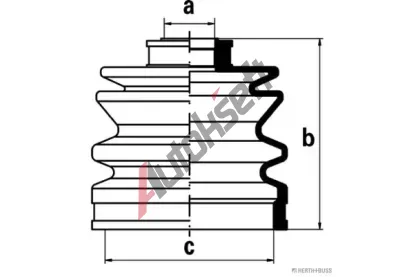 HERTH+BUSS JAKOPARTS Sada man�ety hnac�ho h��dele JAK J2865001, J2865001