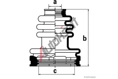 HERTH+BUSS JAKOPARTS Sada man�ety hnac�ho h��dele JAK J2882000, J2882000