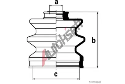 HERTH+BUSS JAKOPARTS Sada manety hnacho hdele JAK J2883000, J2883000