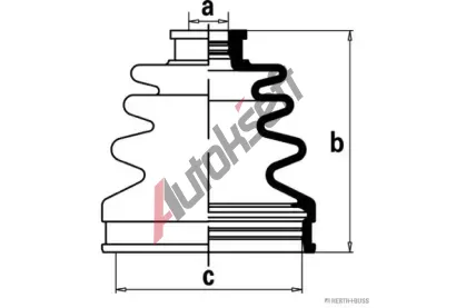 HERTH+BUSS JAKOPARTS Sada manety hnacho hdele JAK J2883015, J2883015