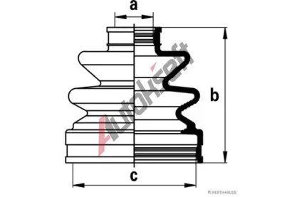 HERTH+BUSS JAKOPARTS Sada manety hnacho hdele JAK J2885003, J2885003