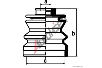 HERTH+BUSS JAKOPARTS Sada manety hnacho hdele JAK J2888000, J2888000