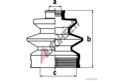 HERTH+BUSS JAKOPARTS Sada manety hnacho hdele JAK J2888001, J2888001