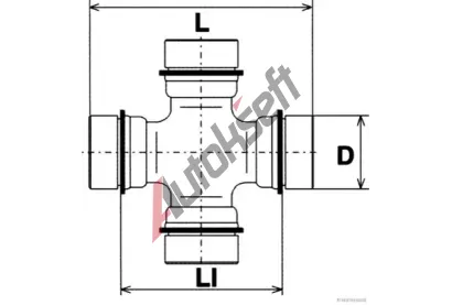 HERTH+BUSS JAKOPARTS Kloub - pod�ln� h��del JAK J2929007, J2929007