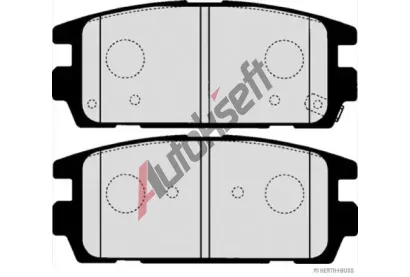 HERTH+BUSS JAKOPARTS Sada brzdovch destiek - kotouov brzda JAK J3610511, J3610511