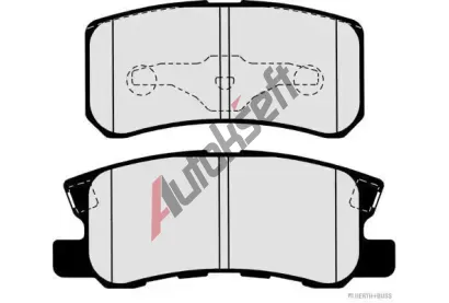 HERTH+BUSS JAKOPARTS Sada brzdovch destiek - kotouov brzda JAK J3615010, J3615010