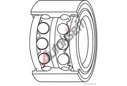 HERTH+BUSS JAKOPARTS Sada loiska kola JAK J4718018, J4718018