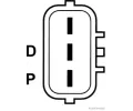 HERTH+BUSS JAKOPARTS Altern�tor JAK J5113081, J5113081