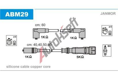 JANMOR Sada kabel pro zapalovn JNM ABM29, ABM29