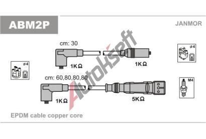 JANMOR Sada kabel pro zapalovn JNM ABM2P, ABM2P