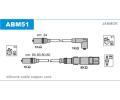 Sada kabel pro zapalovn JANMOR ‐ JNM ABM51