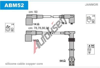 JANMOR Sada kabel pro zapalovn JNM ABM52, ABM52