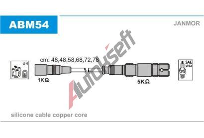 JANMOR Sada kabel pro zapalovn JNM ABM54, ABM54