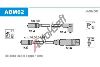 JANMOR Sada kabel pro zapalovn JNM ABM62, ABM62